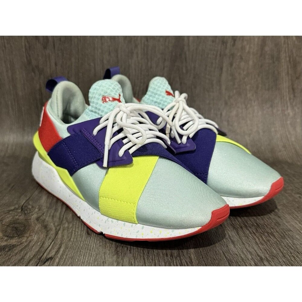 Puma Muse Shoes Youth Sz 5.5 Purple Bright Womens 7 Training Gym